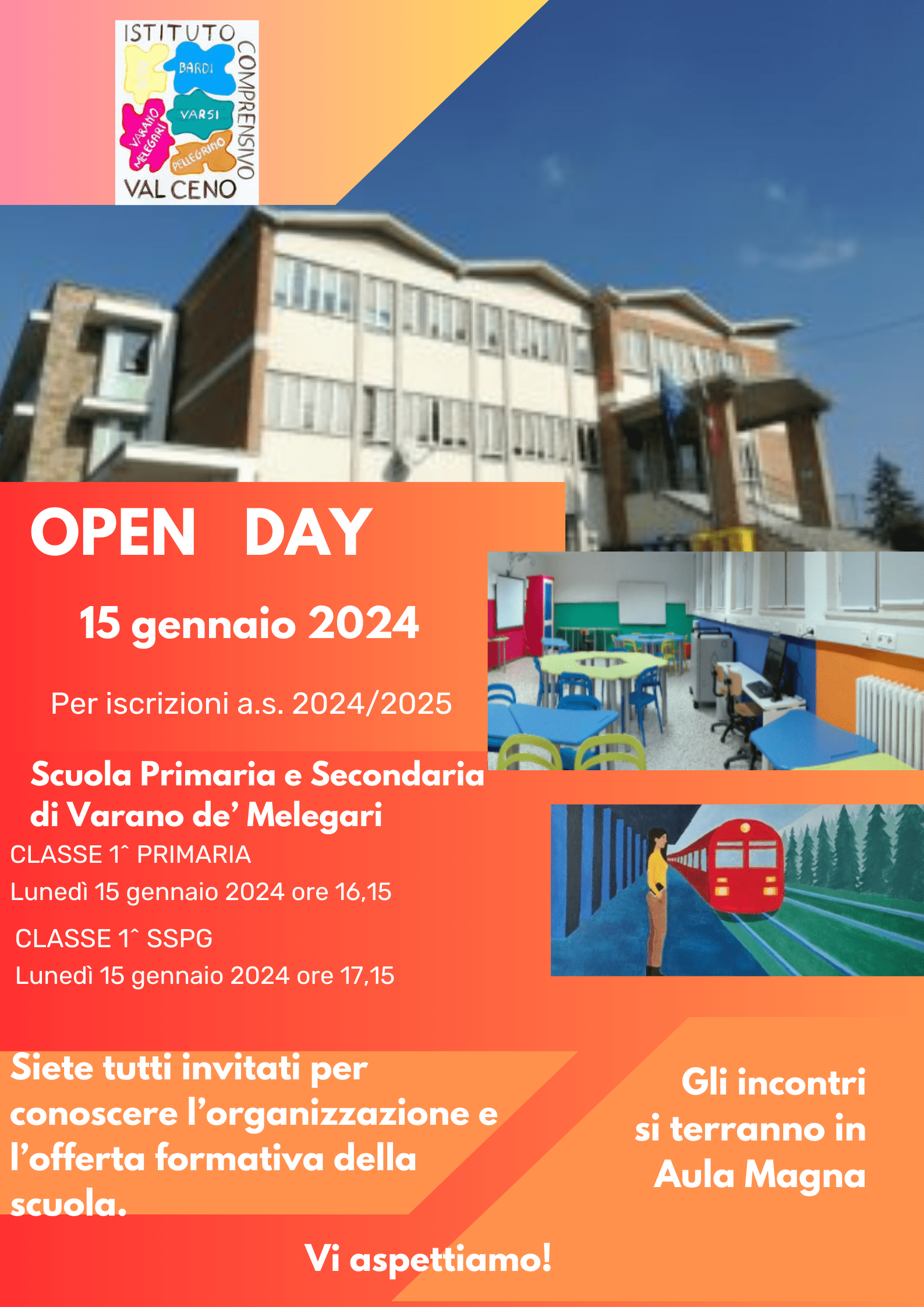 Open Day 2024 – Scuola primaria e sspg Varano